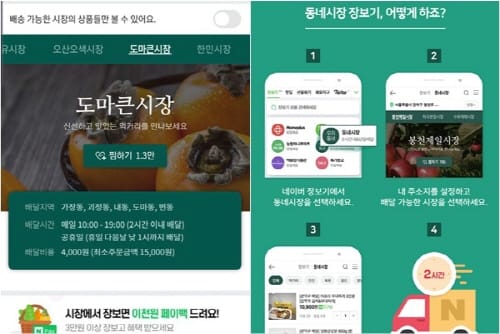 대전시, 전통시장에 비대면 배송서비스 도입