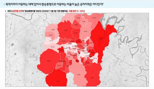대전시, ‘빅데이터 활용한 대중교통 분석시스템’ 본격 운영
