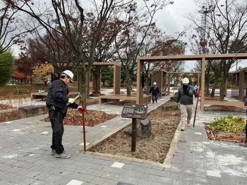 물순환 시범사업 저영향개발 시설공사 가속도