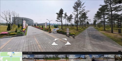 “네이버 지도로 국립세종수목원 관람하세요”