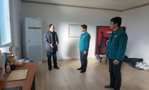 김하균 행정부시장, 한파쉼터 관리실태 점검