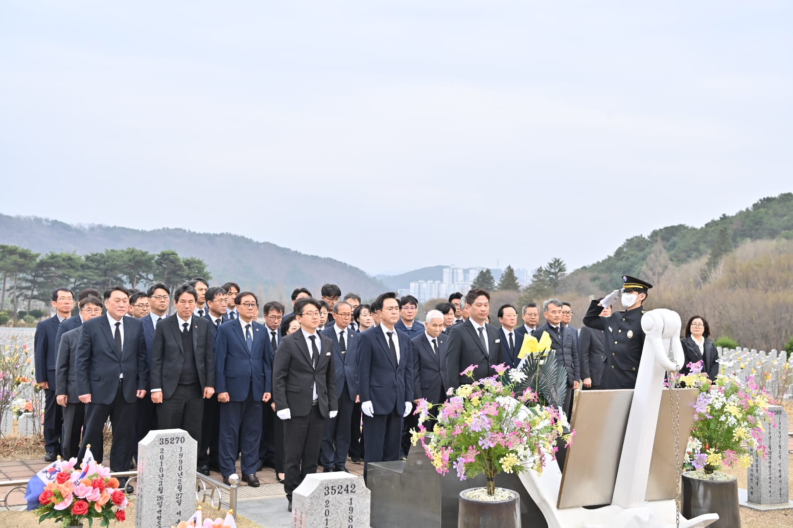 김태흠 지사 “서해 지켜낸 영웅들 잊지 않을 것”