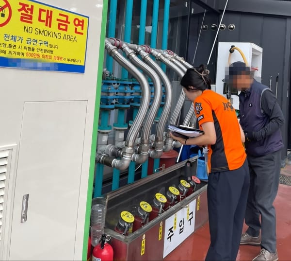 대전소방본부, 여름철 셀프주유소 안전점검 실시