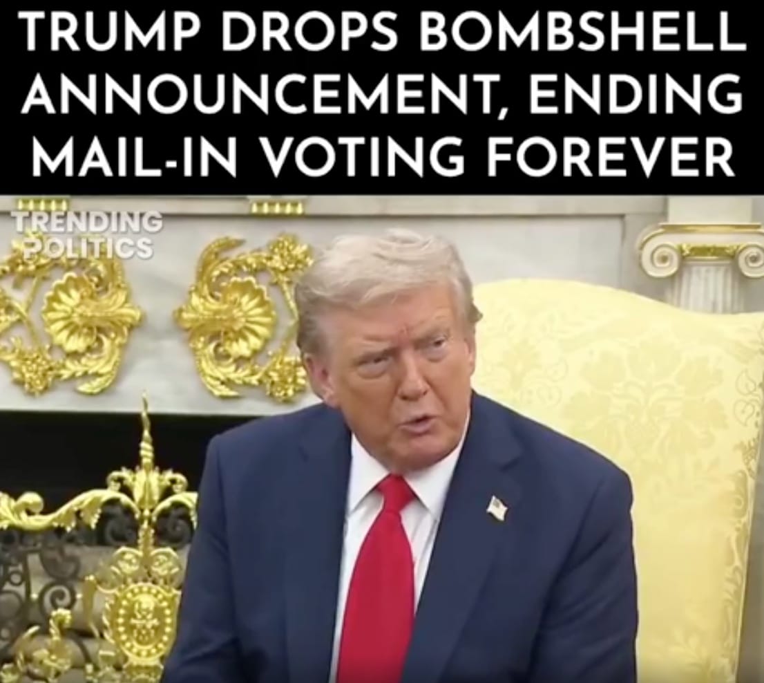 트럼프 대통령, 우편투표 금지 행정명령 추진 중