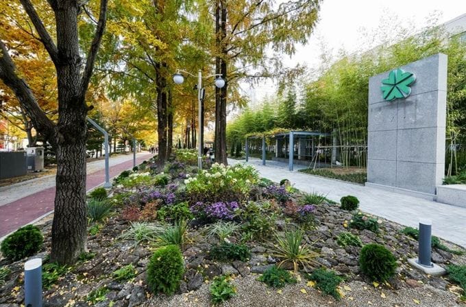 대전시청 북문 광장 시민애뜰로 돌아왔다