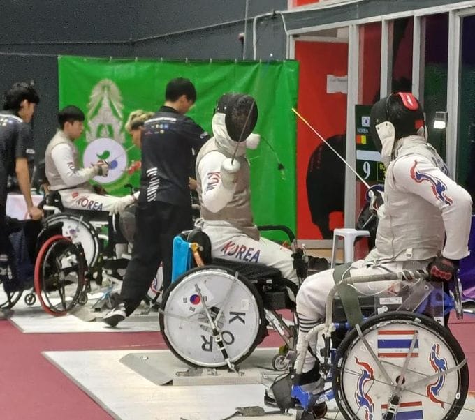 GKL휠체어펜싱팀 장애인펜싱 월드컵 은·동 획득
