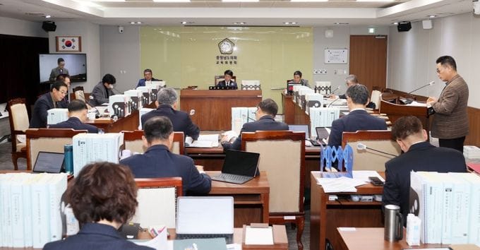 충청남도의회 교육위원회, 학생 참여 확대 및 지역 교육서비스 강화 주문