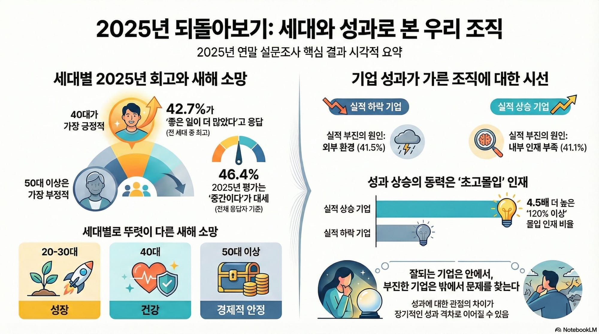 "당신에게 있어 2025년은?... 가장 우울하고 답답한 시간을 보낸 세대는 50대