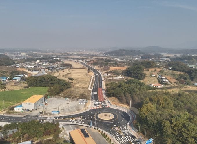 충남도 홍성 고암-역재 지방도 609호선 개통