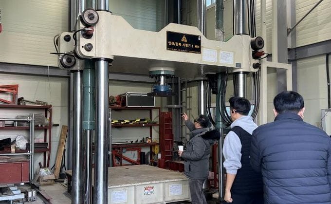 대전시, 유등교 가설교량 복공판, 품질시험 결과 “안전”