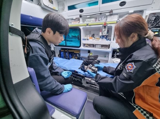 대전소방본부, 예비응급구조사들 119구급차 동승 실습