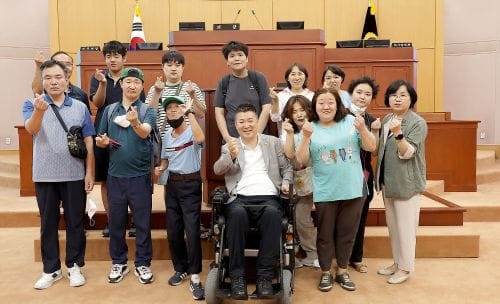 대전시의회 찾은 대전장애인 평생교육원, 일일 의정 활동 체험 post image