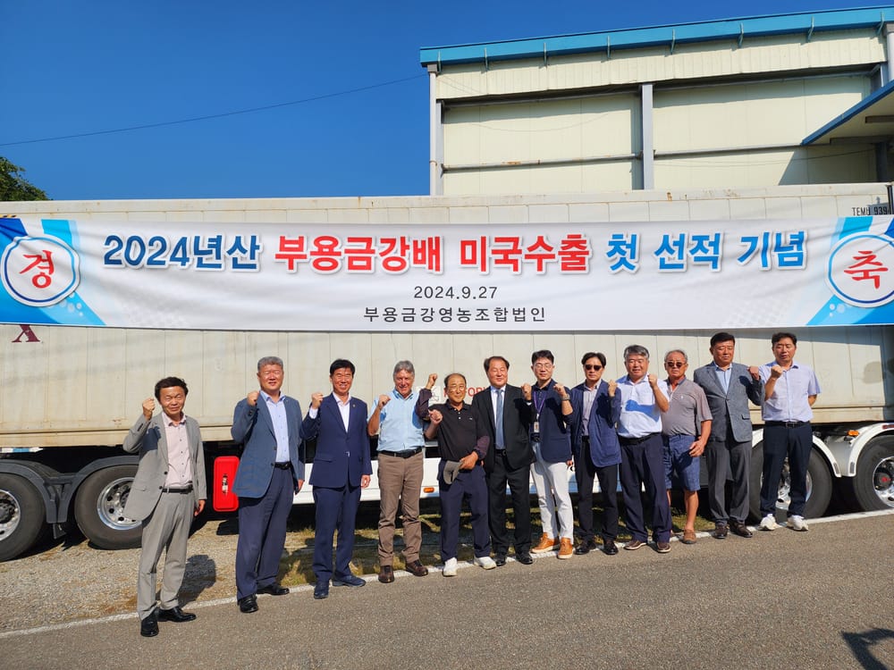 명품 세종 배 미국 수출길 오른다 post image