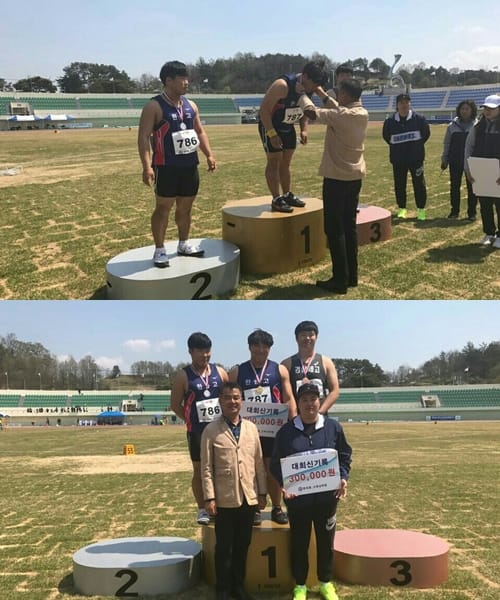세종한솔고, 여진성 선수 춘계전국 중·고 육상대회 투포환 부문 금메달 수상 post image