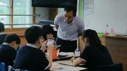 전의중학교, 디지털교과서 연구학교 성과 중간 발표 post image
