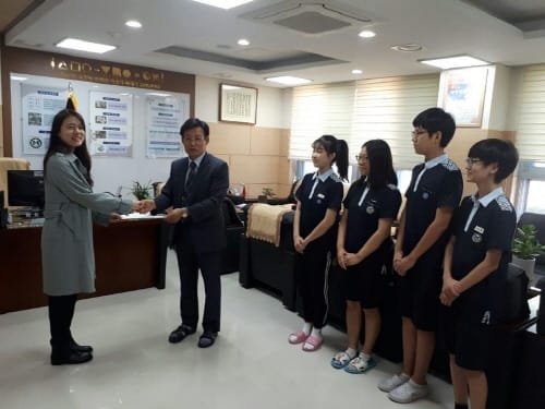 두루중학교 통일또바기 동아리, 전국학생 통일탐구토론대회 금상 수상 post image