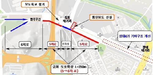 유성IC 주변 한밭대로 확장... 상습 교통정체구간 해소 post image