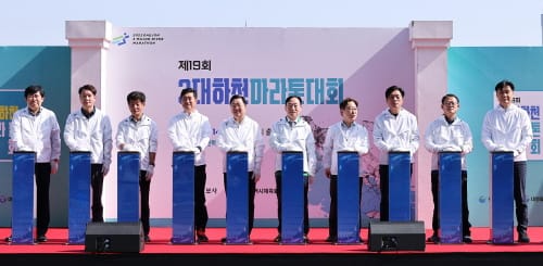 이장우 대전시장 제19회 3대하천마라톤대회 참가자 격려 post image