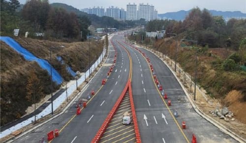 대전시, 도안대로 왕복 4차로 부분 개통 post image