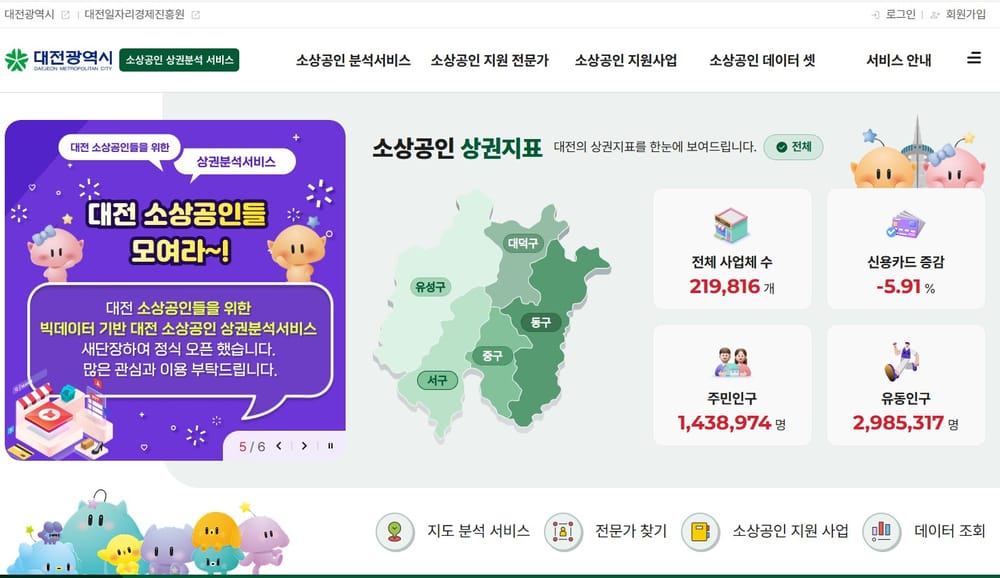 “데이터로 여는 성공 창업” ‘소상공인 상권분석 서비스’본격 운영 post image