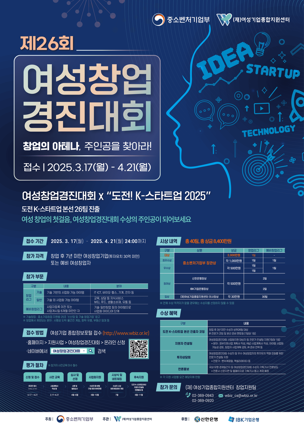 ‘여성 창업가를 찾습니다’ 제26회 여성창업경진대회 개최… 총상금 8400만원 post image