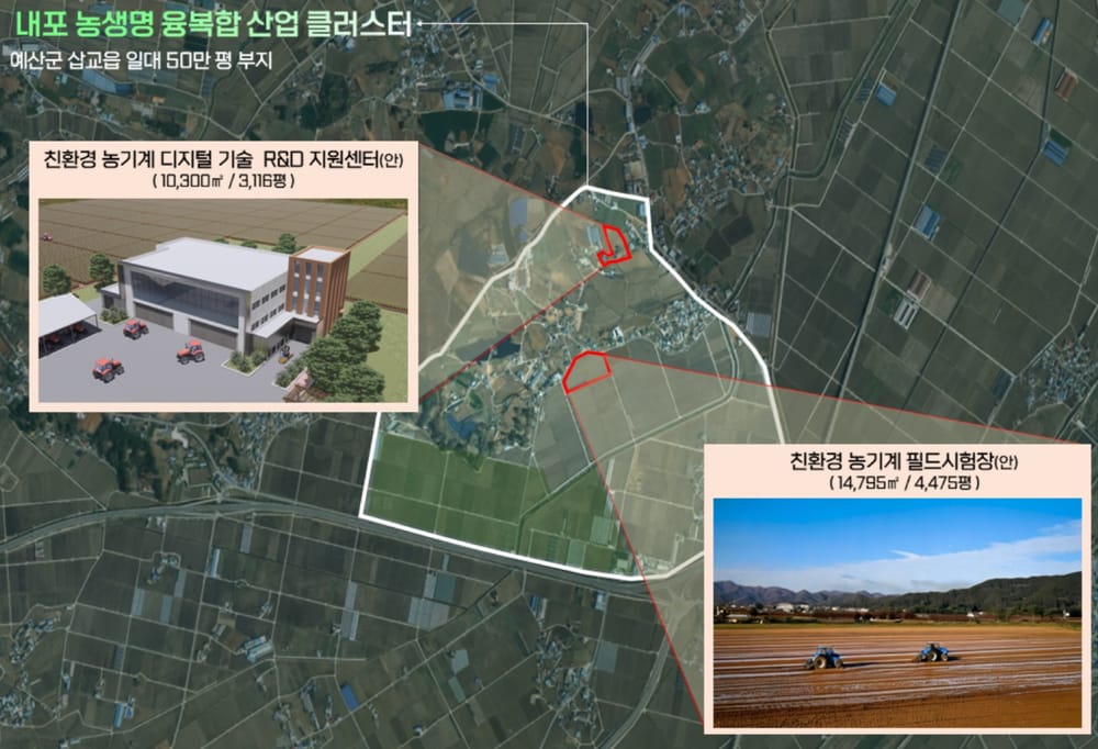 ‘미래 농업’ 친환경 모빌리티 산업으로 주도. 충남, 산업부 ‘2025 산업 혁신 기반 구축’ 공모 선정…국비 100억 확보 post image