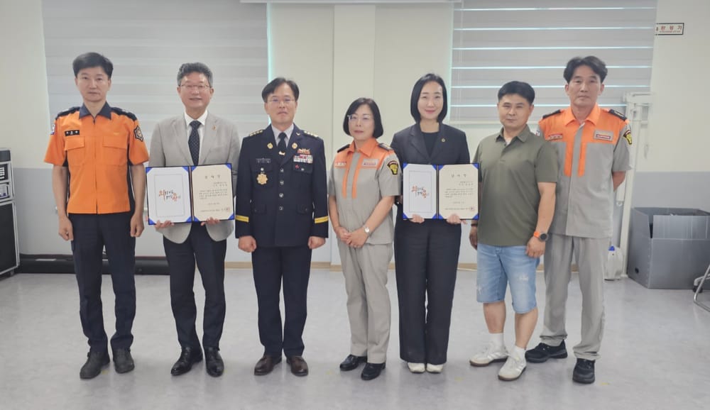 김효숙 시의원, 소방근무환경개선 노력 인정 받아 감사장 수상 post image
