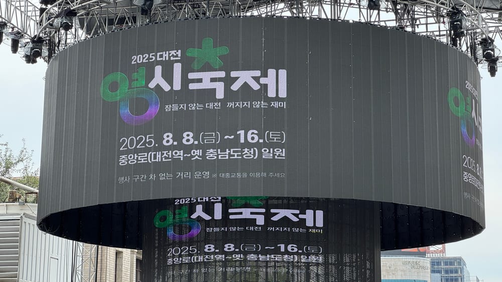 '시간여행의 문이 열린다'... 2025 대전 0시 축제 현장 스케치 post image