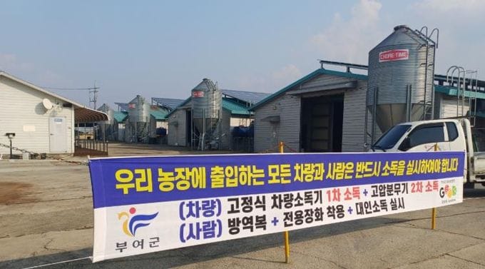 부여, 동절기 가축 전염병 확산 우려 특별방역대책 시행 post image
