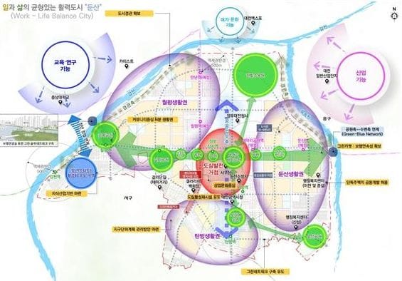 대전시 둔산-송촌지구 노후계획도시정비 기본계획안 주민공람 post image
