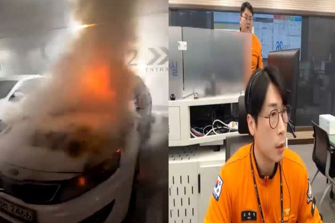 충남소방본부 영상통화로 고층 건물 지하 주차장 불길 잡았다 post image