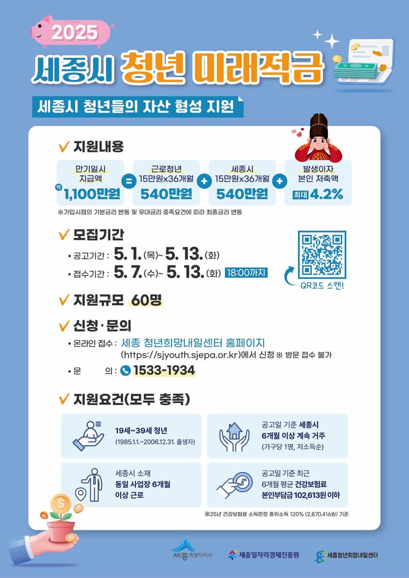 3년 만기 시 1,080만 원…청년적금 참여자 모집 post image