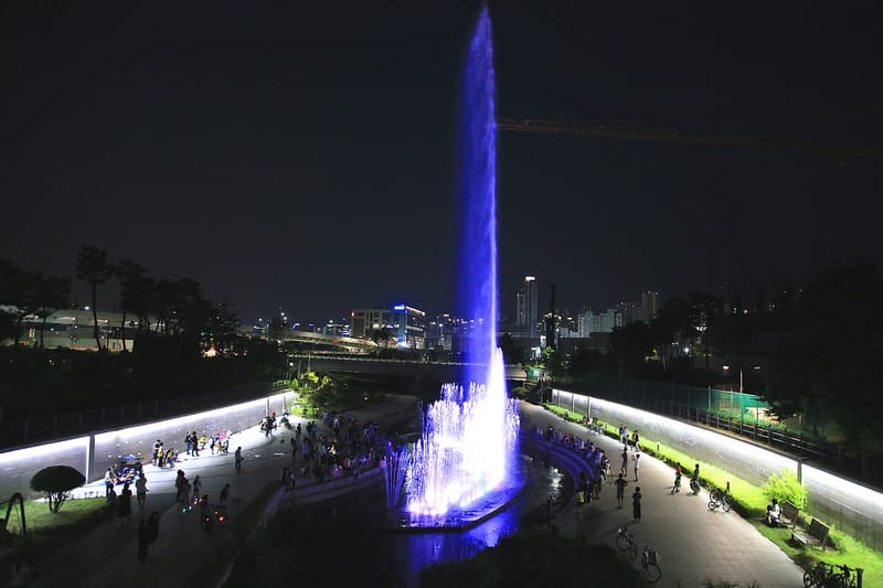 야경과 함께 즐기는 음악분수 재가동 post image