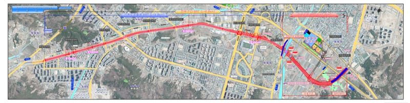 외삼~유성복합터미널 BRT 연결도로 건설공사  '박차’ post image