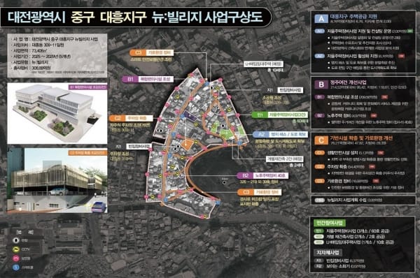 대전시, 중구 대흥동 뉴:빌리지 도시재생 본격 추진 post image