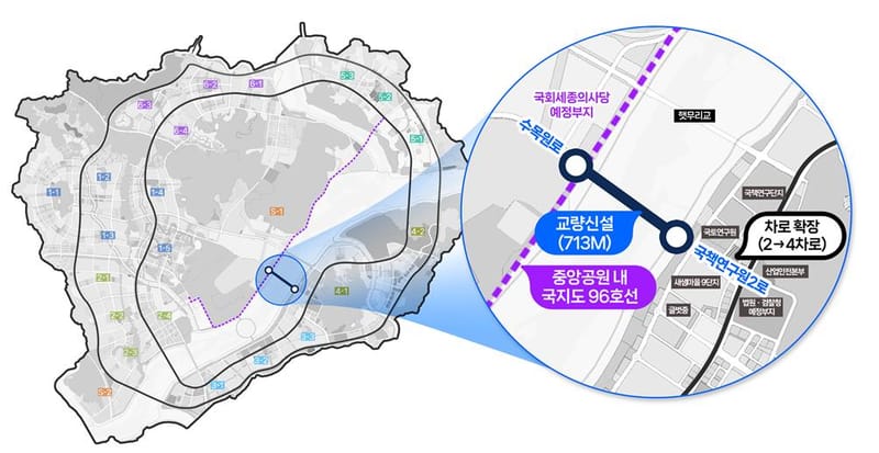 국회세종의사당 연결하는 금강 횡단 교량 신설 post image